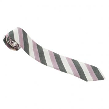 Pre Owned Gucci Multicolor Striped Silk Tie