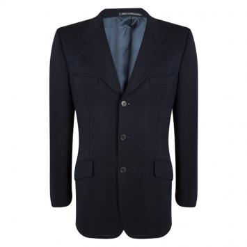 Pre Owned Gucci Navy Blue Wool Blazer XL