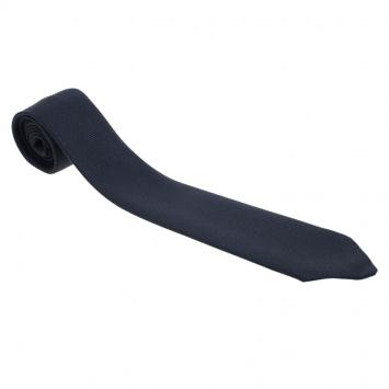 Pre Owned Hermes Black Silk Tie