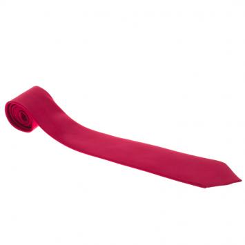 Pre Owned Hermes Red Silk Tie