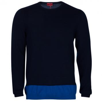 Pre Owned Hugo by Hugo Boss Men's Navy Blue Sweater Size XL