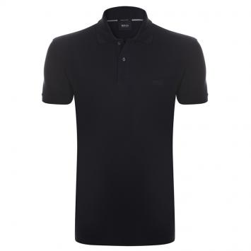 Pre Owned Boss by Hugo Boss Black Pima Cotton Short Sleeve Polo Shirt L