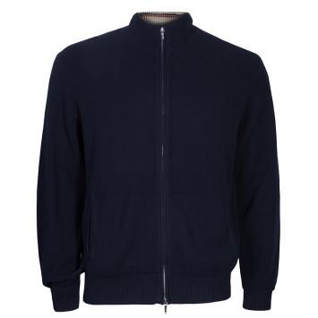 Pre Owned Loro Piana Men's Navy Blue Cardigan M