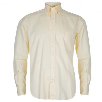 Pre Owned Loro Piana Yellow Andre Cotton Shirt M