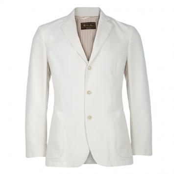 Pre Owned Loro Piana Men's Beige Cotton Blazer M
