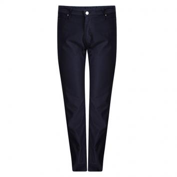 Pre Owned Louis Vuitton Navy Blue Slim Fit Pants  M