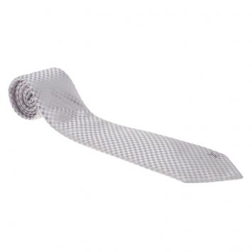 Pre Owned Louis Vuitton Purple Petit Damier Silk Tie