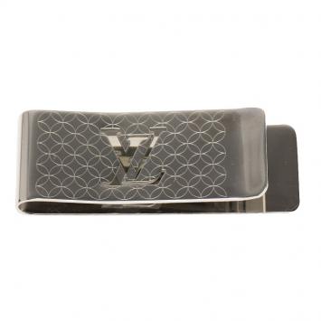 Pre Owned Louis Vuitton Champs Elysees Silver Tone Bill Clip