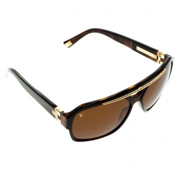 Pre Owned Louis Vuitton Brown Z0272W Damier GM Sunglasses