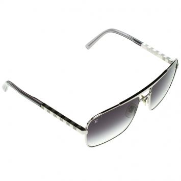 Pre Owned Louis Vuitton Black/Silver Z0260U Attitude Sunglasses