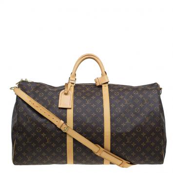 Pre Owned Louis Vuitton Monogram Canvas Keepall Bandouliere 60