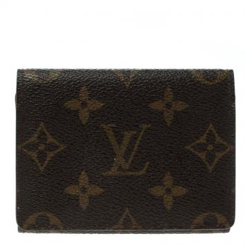 Pre Owned Louis Vuitton Monogram Canvas Business Card Holder