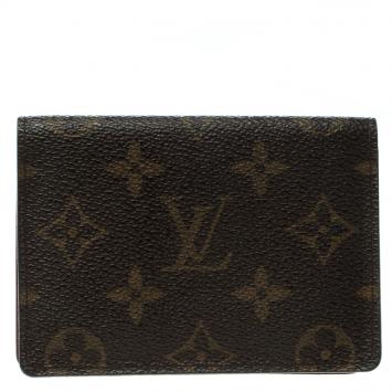 Pre Owned Louis vuitton Monogram Canvas ID Card Holder
