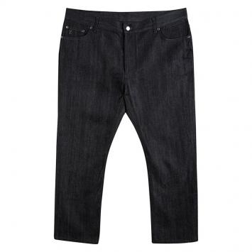 Pre Owned Louis Vuitton Dark Grey Denim Boot Cut Jeans 3XL