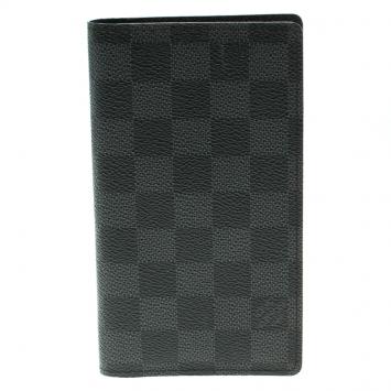 Pre Owned Louis Vuitton Damier Graphite Canvas Pocket Agenda Cover