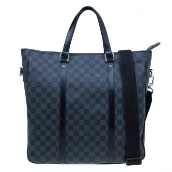 Pre Owned Louis Vuitton Damier Graphite Canvas Tadao Tote