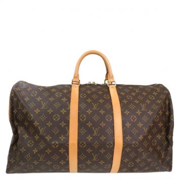 Pre Owned Louis Vuitton Monogram Canvas Keepall 55