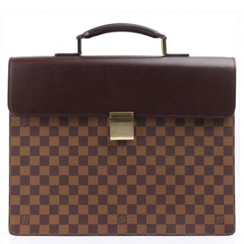 Pre Owned Louis Vuitton Damier Ebene Canvas Altona Briefcase GM
