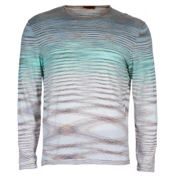 Pre Owned Missoni Crewneck Long Sleeve T-Shirt XXL