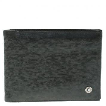 Pre Owned MontBlanc Black Leather Westside Wallet