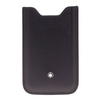 Pre Owned Montblanc Black Leather Meisterstuck iPhone 4/4S Case