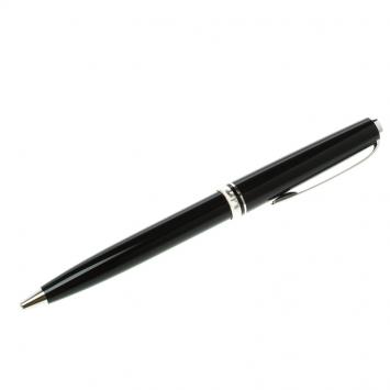 Pre Owned Montblanc Black Resin Silver Tone Meisterstück Ballpoint Pen