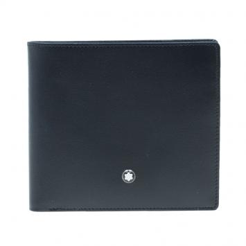 Pre Owned Montblanc Black Leather Miesterstuck Wallet