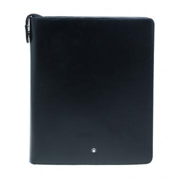 Pre Owned Montblanc Black Leather Large Meisterstuck Organizer 