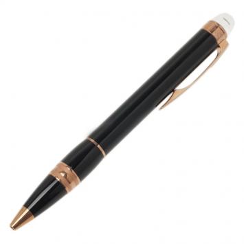 Pre Owned Montblanc Black Resin Rose Gold-Plated Starwalker Ballpoint Pen