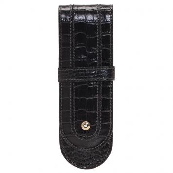 Pre Owned Montblanc Meisterstuck  Leather Double-Pen Pouch 