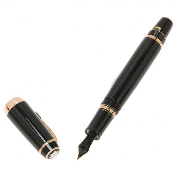 Pre Owned Montblanc Black Resin Boheme Fountain Pen