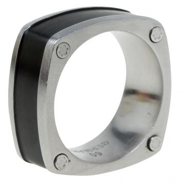 Pre Owned Montblanc Stainless Steel Men's Ring Size 60