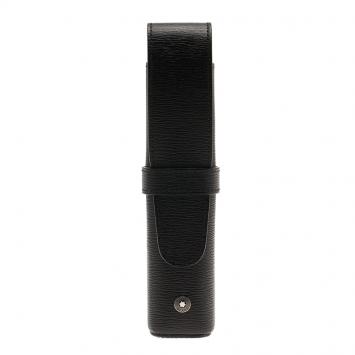 Pre Owned Montblanc Black Leather Classic Pen Pouch