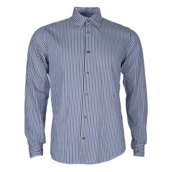 Pre Owned Moschino Men's Multicolor Striped Shirt M