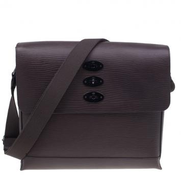 Pre Owned Mulberry Brown Leather Brynmore Messenger Bag