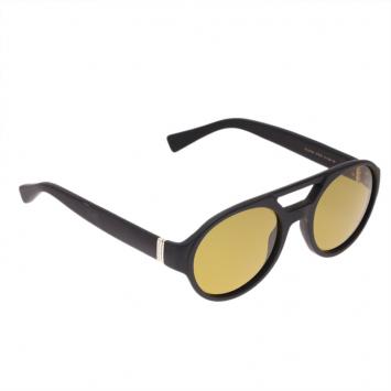 Pre Owned Saint Laurent Paris Black 2316 Polarized Aviators