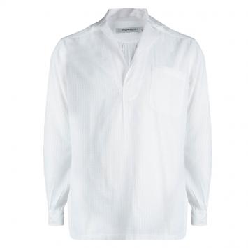 Pre Owned Saint Laurent Paris White Checkered Cotton Shirt S