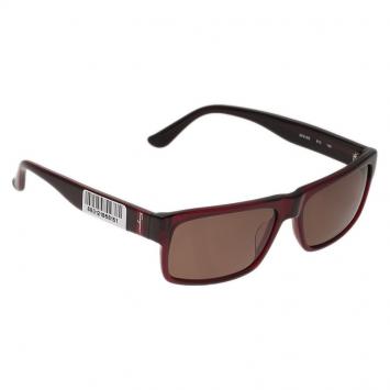 Pre Owned Salvatore Ferragamo Red 618S Wayfarers