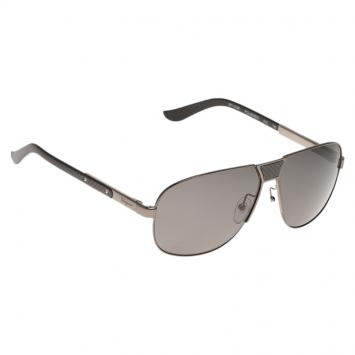 Pre Owned Salvatore Ferragamo Black SF137SP Aviator Sunglasses