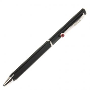 Pre Owned S.T. Dupont Mon Dupont Chic Collection Black Lacquer & Palladium Ballpoint Pen