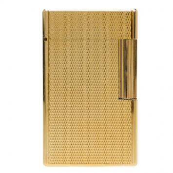 Pre Owned S.T. Dupont Fancy Textured Gold-Plated Classic Lighter