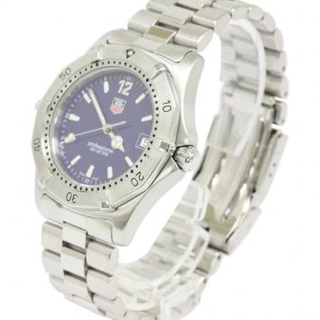 Pre Owned Tag Heuer Blue Stainless Steel 2000 Classic Men's Wristwatch 37MM
