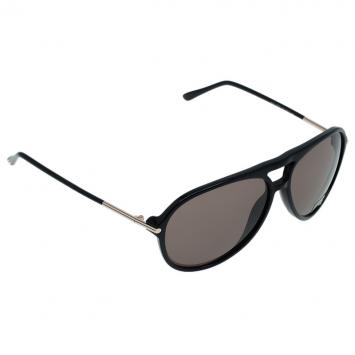 Pre Owned Tom Ford Black Matteo Aviators