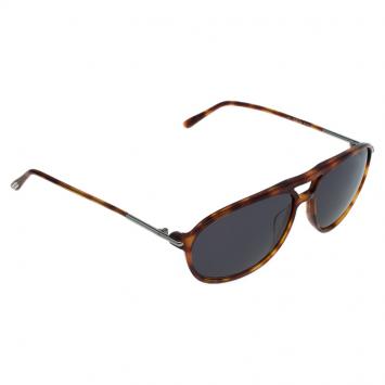 Pre Owned Tom Ford Brown TF 255 John Aviators 