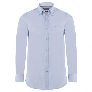 Pre Owned Tommy Hilfiger Light Blue Cotton Long Sleeve Shirt S