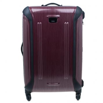 Pre Owned Tumi Purple Hard Shell 71 cm Vapor Rollen Trolley 