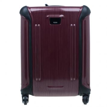 Pre Owned Tumi Purple Hard Shell 56 cm Vapor Rollen Trolley 