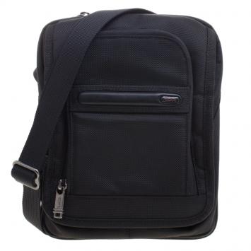 Pre Owned Tumi Black Nylon iPad Case Messenger Bag