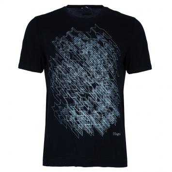 Pre Owned Z Zegna Men's Black T-Shirt XL