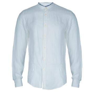 Pre Owned Z Zegna Men's White Linen Shirt XL